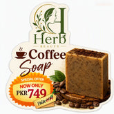 Herb Beauty Coffee Soap – Natural Exfoliating Bar | Wake Up Your Skin Naturally | 80gm