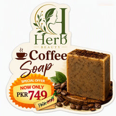 Herb Beauty Coffee Soap – Natural Exfoliating Bar | Wake Up Your Skin Naturally