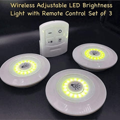 Remote Control LED Lights (Pack of 3)