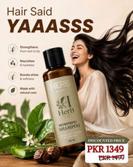 Herb Beauty Refreshing Shampoo – Aloe Vera, Amla, Reetha & Shikakai | Nourish, Strengthen, Revive