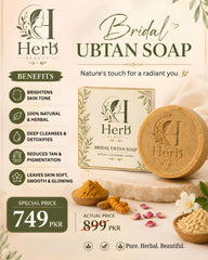 Herb Beauty Bridal Ubtan Soap – Natural, Handmade & Herbal | Nature's Touch for a Radiant You | 100gm