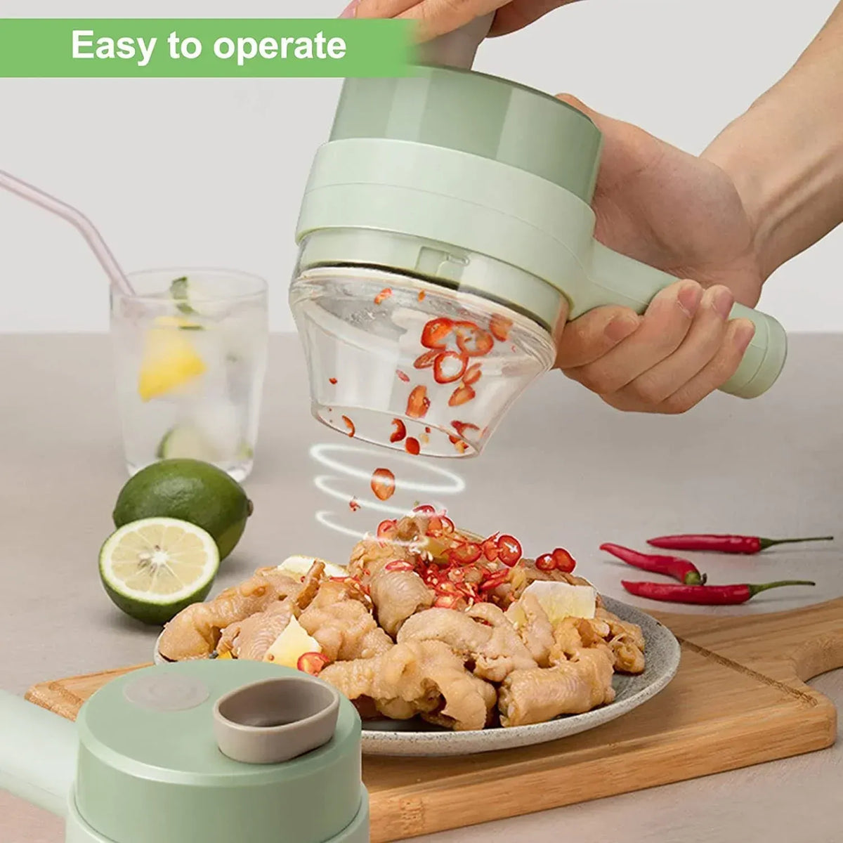 Electric Handheld Vegetable Cutter/ Slicer